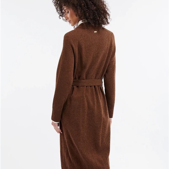 Barbour // NWT // women’s elena cardigan in “cognac” - Picture 3 of 10